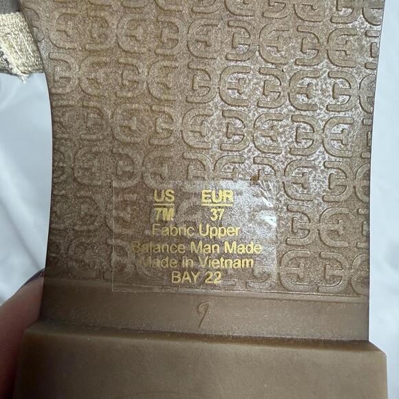 SAM EDELMAN Faux Pearl Embelished Boho Sandals Womens Size 7 - Picture 5 of 5